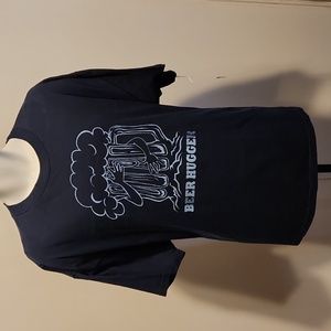 Beer hugger art blue 2XL tshirt